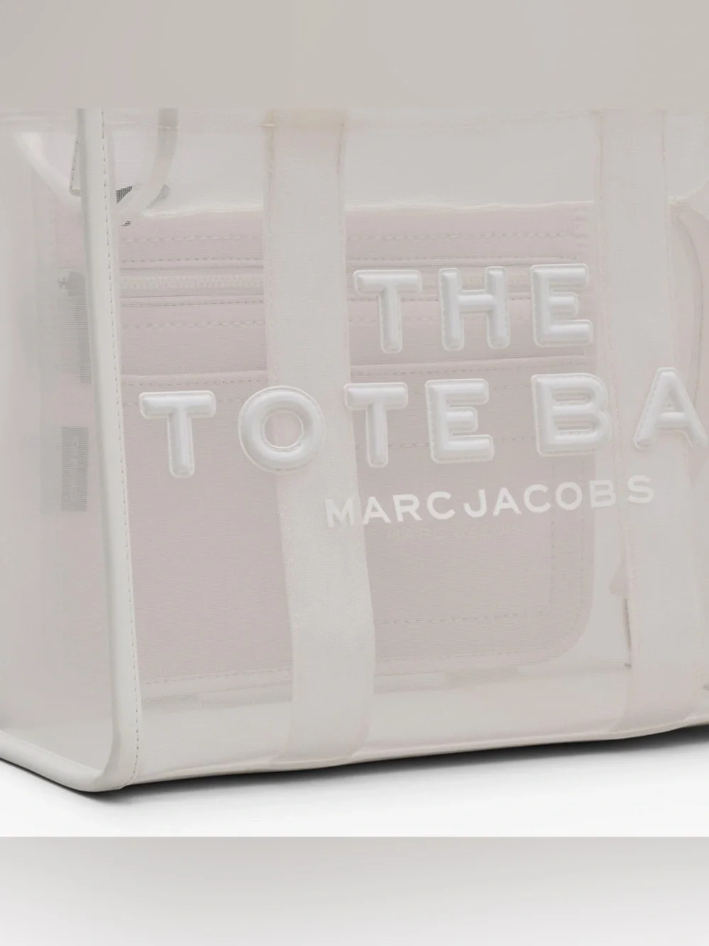Marc Jacob’s Women’s The Mesh Medium Tote Bag - White - Picture 4 of 16